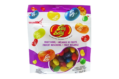 42008 Драже жевательное "Jelly Belly" фруктовое ассорти 100г пакет