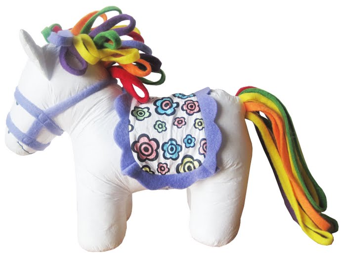 ST131 Игрушка Разукрашка - Пони 30 см