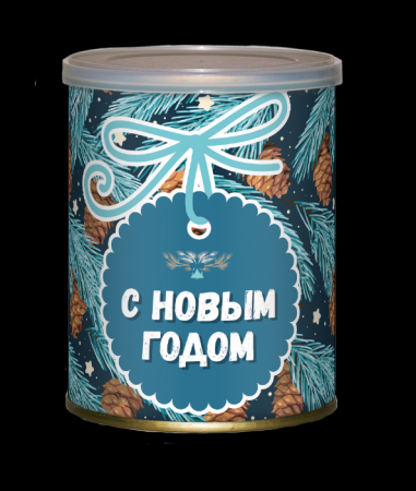 414594 Растение в банке "Кедр - С Новым Годом!" (набор для выращивания)