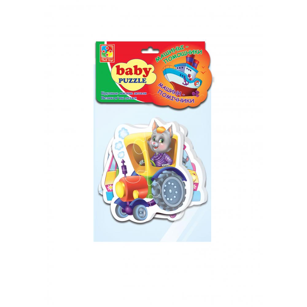 VT1106-08 Мягкие пазлы Baby puzzle "Транспорт"