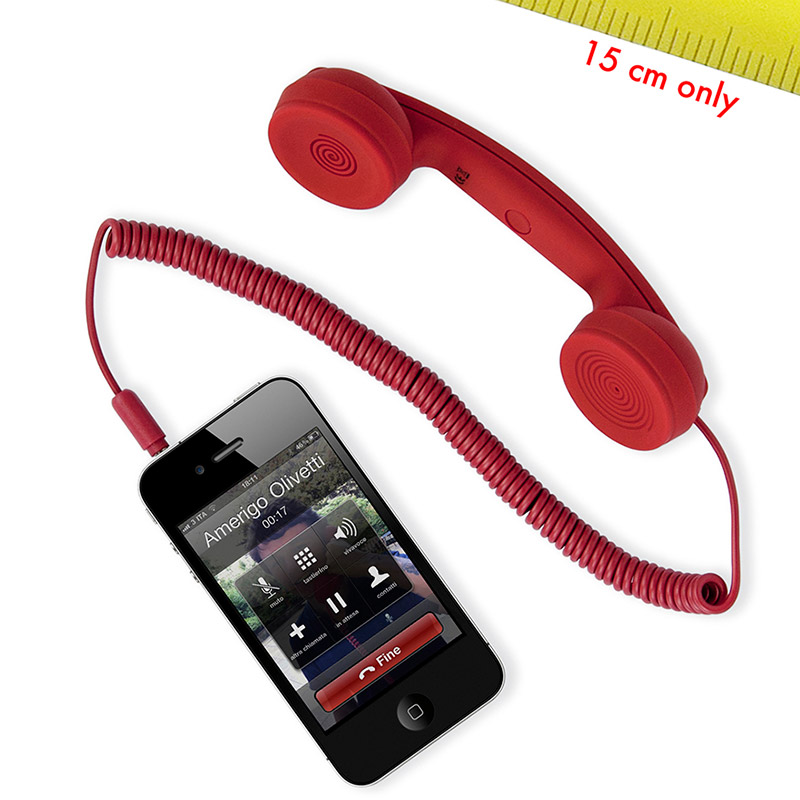 hi-Ring mini Ретро-трубка для разговоров (красный)