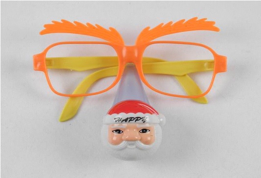 LF19273 Маска-очки Деда Мороза