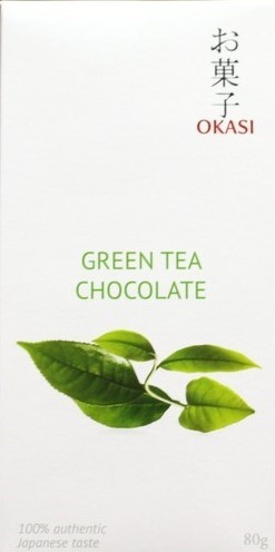 01395 Шоколад "Okasi" с зеленым чаем Матча, 80гр