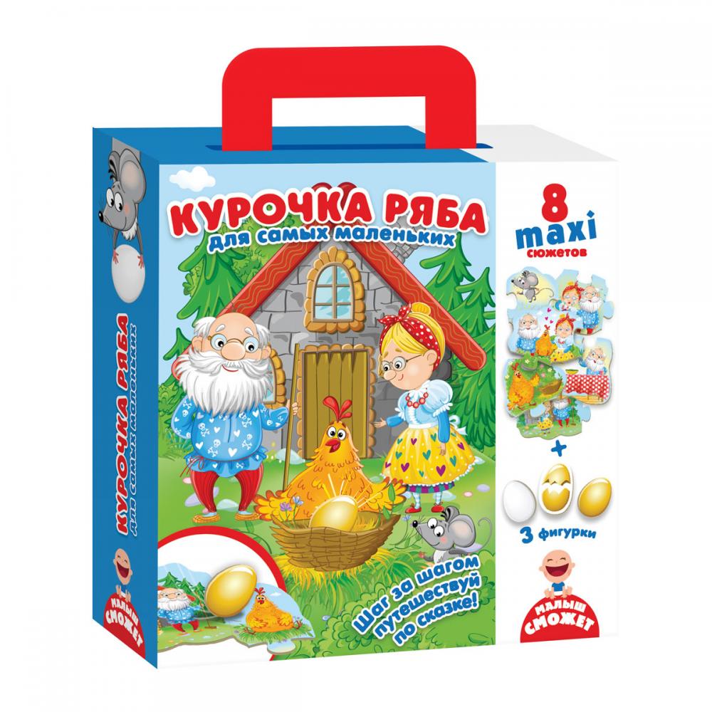 VT2909-12 Игра настольная путешествие по сказке "Курочка Ряба"