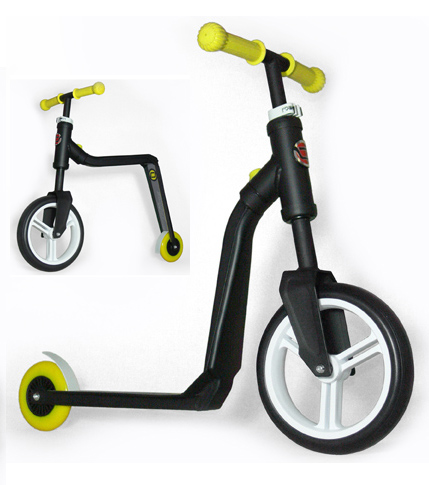 220887 Детский беговел-самокат трансформер Scoot&amp;Ride Highway Freak (черный)