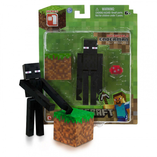 TM16500	Фигурка Minecraft Enderman Странник края с аксессуарами пластик 8см