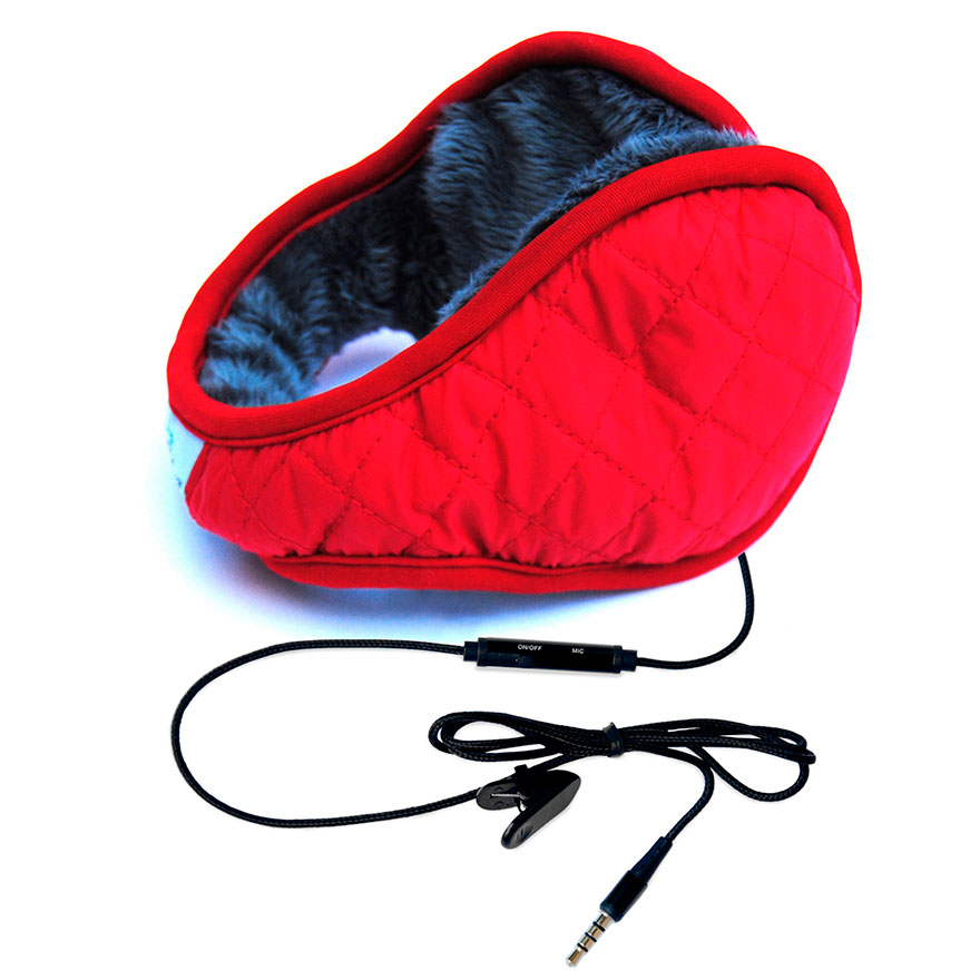 hi-Ear Наушники - гарнитура (стеганые,розовые)