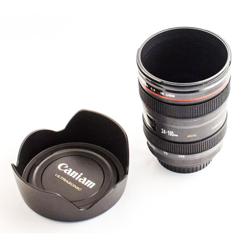 58040 Стакан  в виде объектива от фотоаппарата 11 Эврика