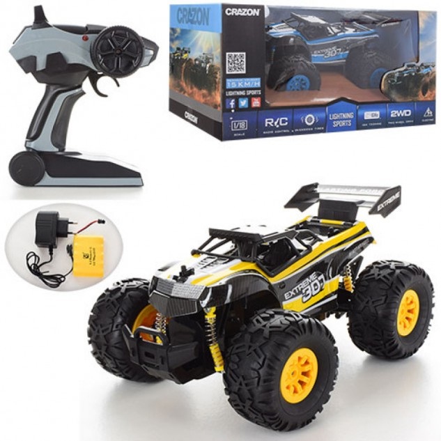 171802В Машина Джип Crazon на радиоуправлении 2,4 ГГц,масштаб 1:18,скорость 15 км/ч