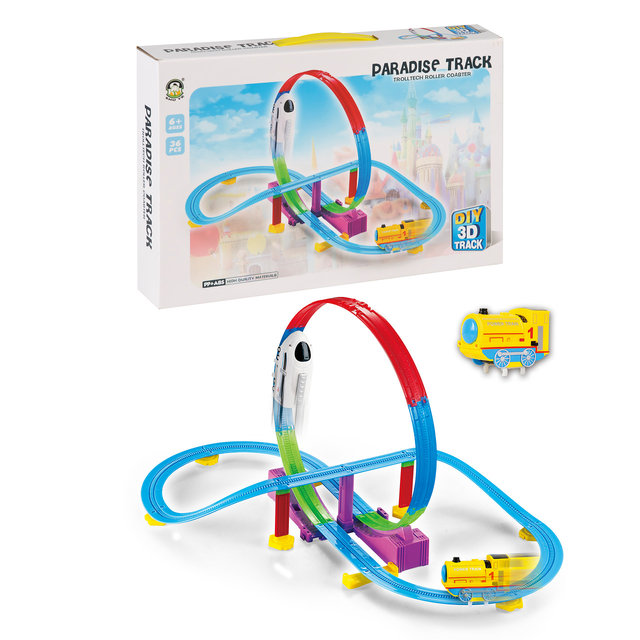 SY33206 Автотрек ASIS Paradise Track с паровозом №4