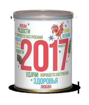 414570 Растение в банке "Петух - символ года 2017" (Смесь семян цветов)