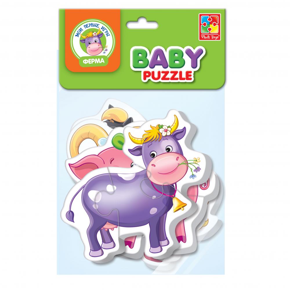 VT1106-51 Мягкие пазлы Baby puzzle Ферма