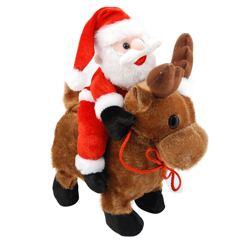 JX-1103 Дед Мороз-акробат на олене