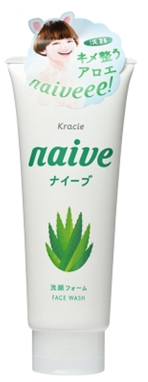Пенка для умывания Kracie Naive с экстрактом алоэ, 130 г
