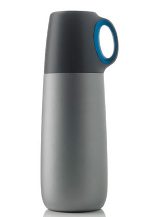 LF19420 Термос BOPP HOT (синий)