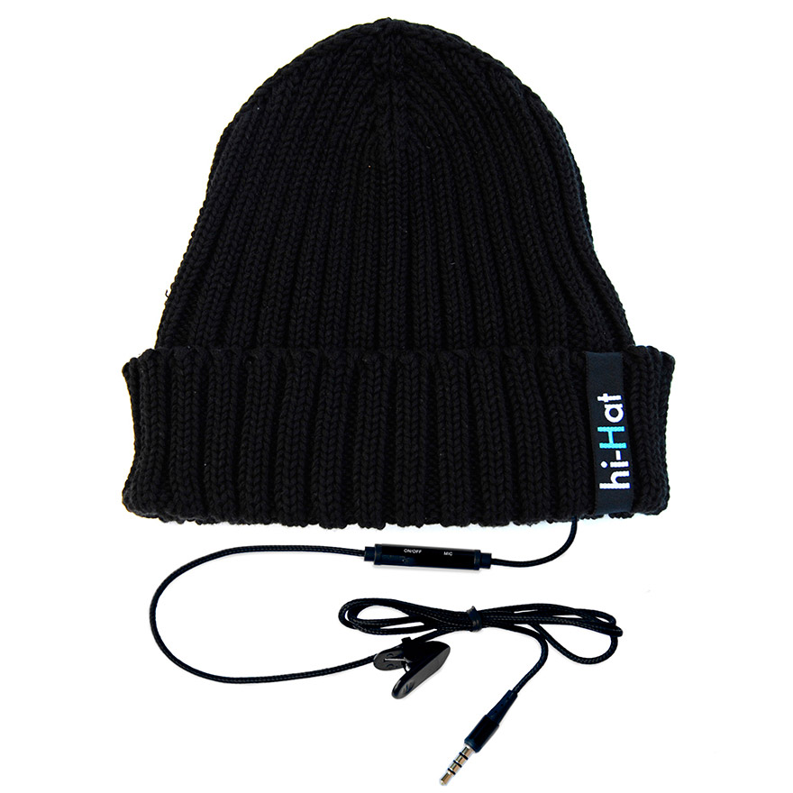 hi-Hat Шапка со встроенной гарнитурой (черная)