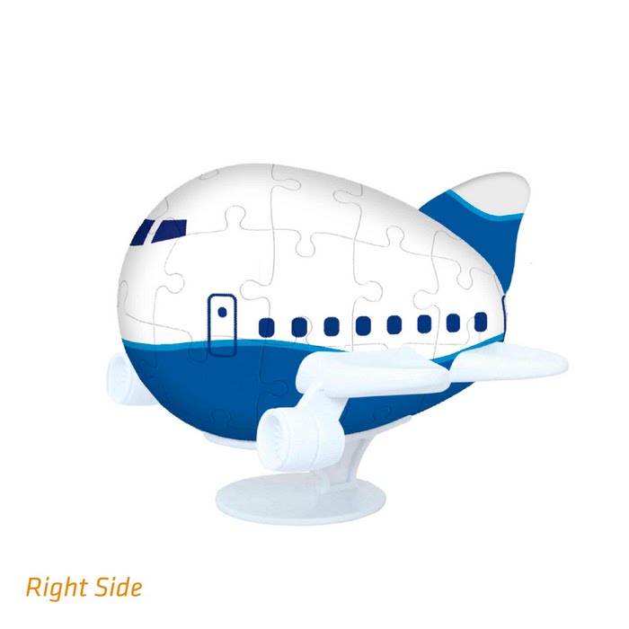 E5028 3D Сфера-Пазлы "Шаровые" Аэроплан