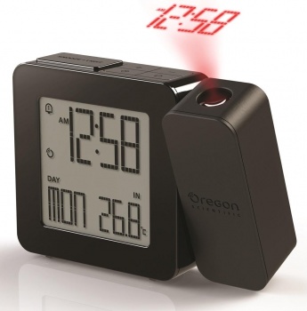 RM338P-b Проекционные часы с термометром (черные)