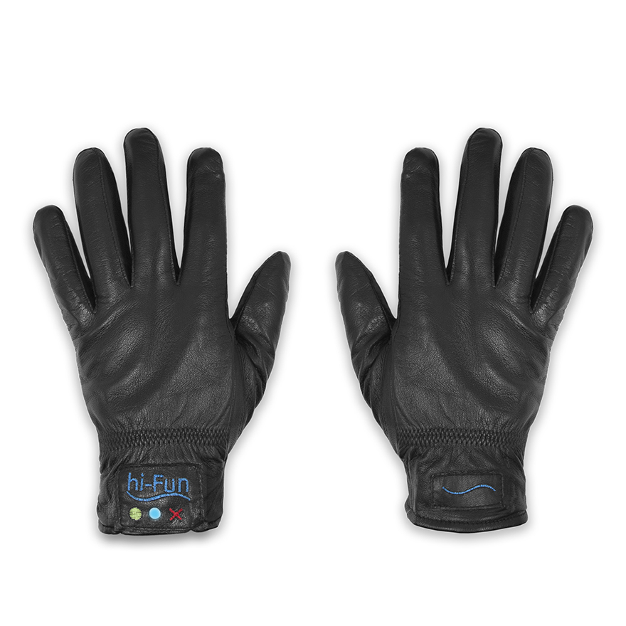 hi-Call Leather Bluetooth-перчатки, размер M  (черный)