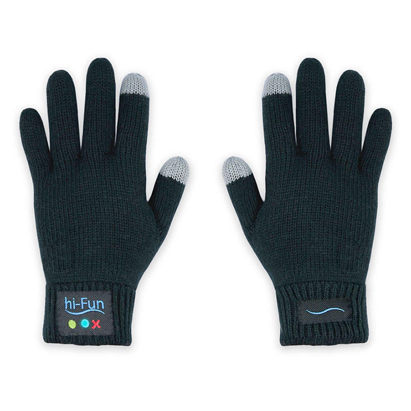 hi-Call vibration Bluetooth-перчатки, женские (черные)