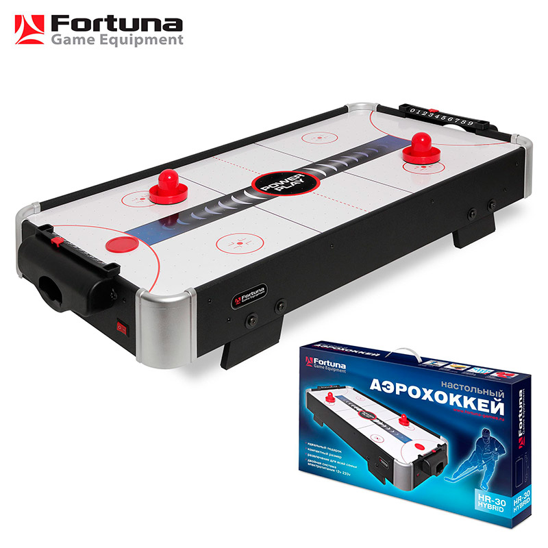 HR-30-07747 АЭРОХОККЕЙ FORTUNA  POWER PLAY HYBRID НАСТОЛЬНЫЙ 86Х43Х15СМ