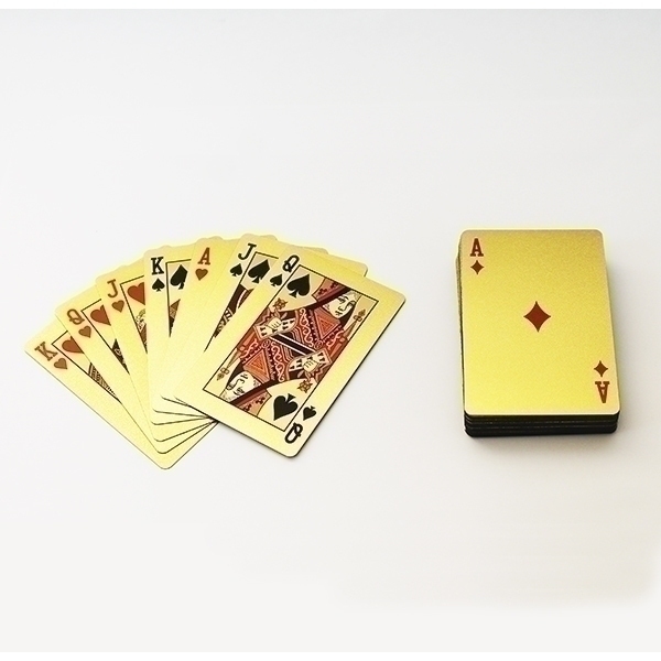 CBS001-018H5-95255 Карты игральные Доллар,золотой