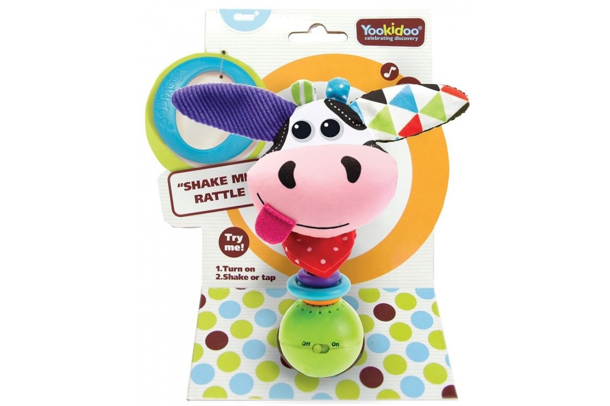 40132 Погремушка музыкальная "Коровка"