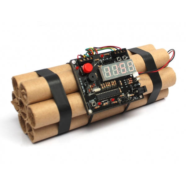 CBS001-003C41-94920 Часы-будильник "Бомба"