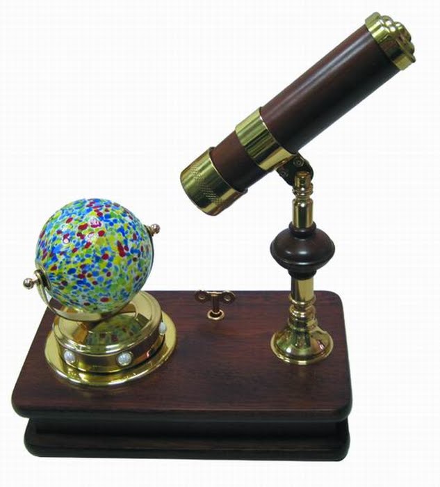 KW-16 Калейдоскоп Музыкальный Коллекционный с Глобусом